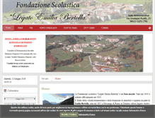 Tablet Screenshot of fondazionebertolla.org